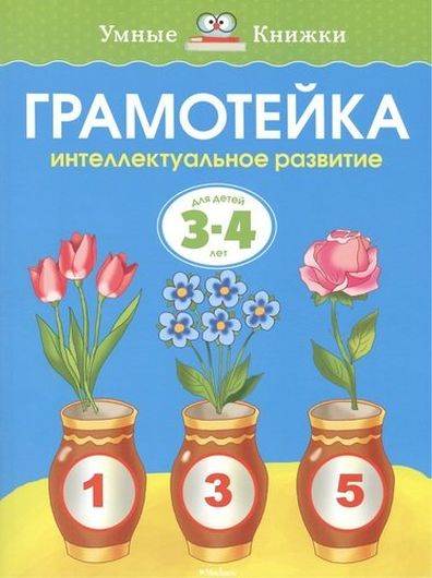 Грамотейка. Интеллектуальное развитие детей 3-4 лет