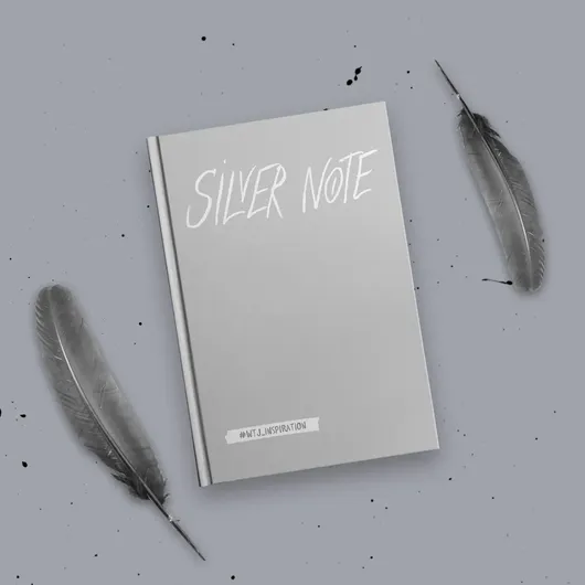 Silver Note. Креативный блокнот с серебряными страницами