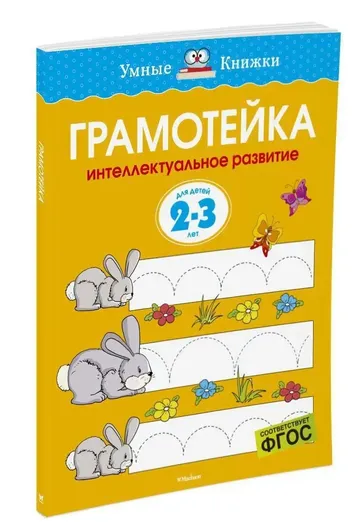 Грамотейка. Интеллектуальное развитие детей 2-3 лет